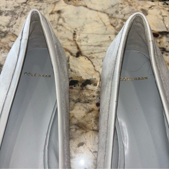 Cole Haan Gray/Blue Loafers Comfortable Flats - Picture 3 of 10